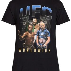 UFC Black Graphic T-Shirt for Men